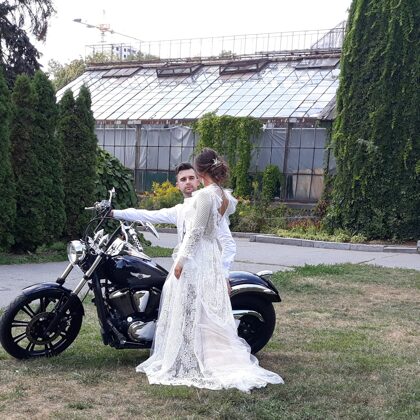 Мотоцикл на свадьбу с водителем Кортеж Фотосессия